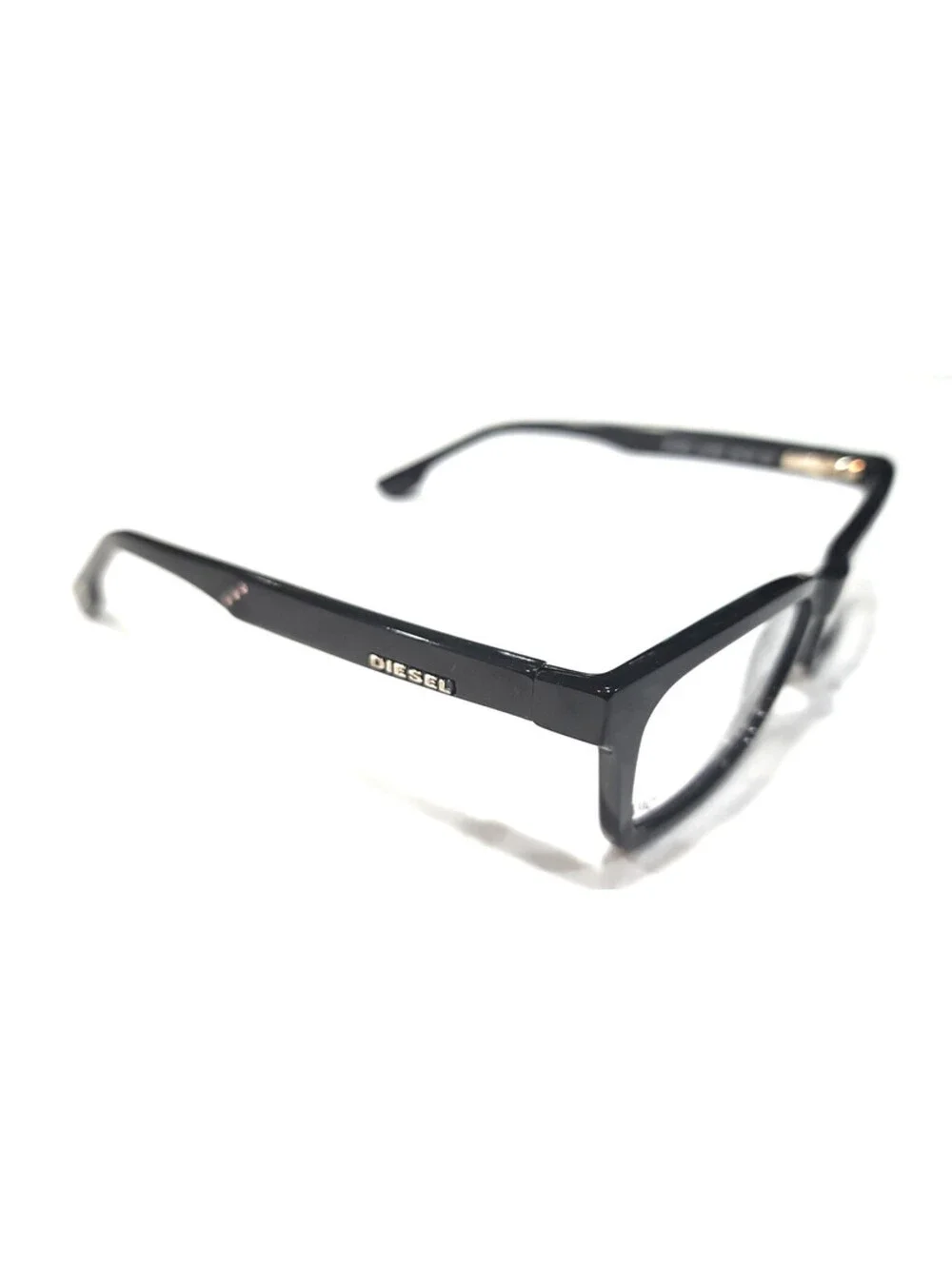 Diesel DL5063 005 Women's Glossy Black Oval Eyeglasses 54-16 140 New